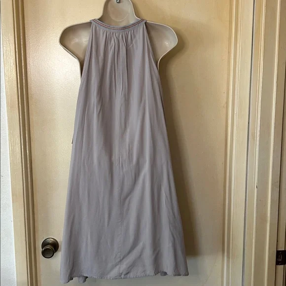 ANDREE BY UNIT Gray Dress with Multicolor Embroidery one size - Picture 7 of 10